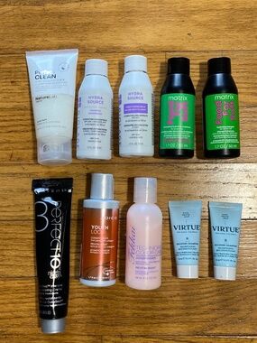 10-Pc Shampoo & Conditioner Minis - Biolage, Matrix, More NEW